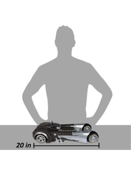DC White Knight Batmobile Gold Label 50 cm