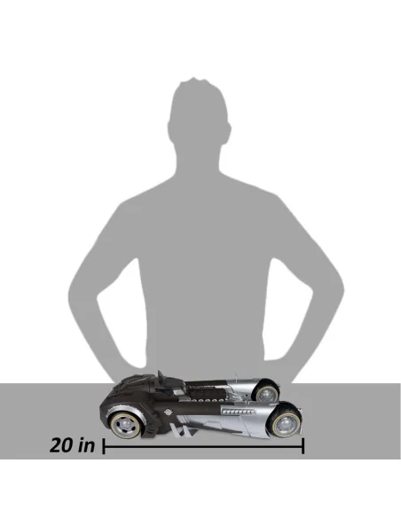 DC White Knight Batmobile Gold Label 50 cm