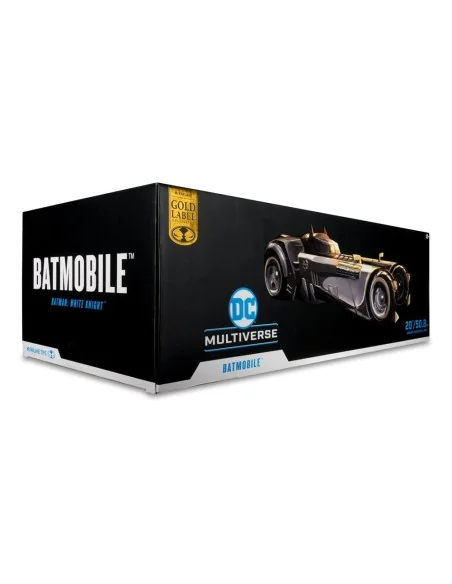 DC White Knight Batmobile Gold Label 50 cm