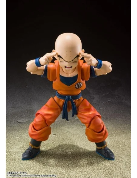 Dragon Ball Z S.H. Figuarts Krillin Earth's Strongest Man 12 cm - 2 - 