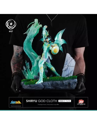 Myth Cloth Saint Seiya Hades Chapter: Shiryu God Cloth 1/6 Ikigai Statue