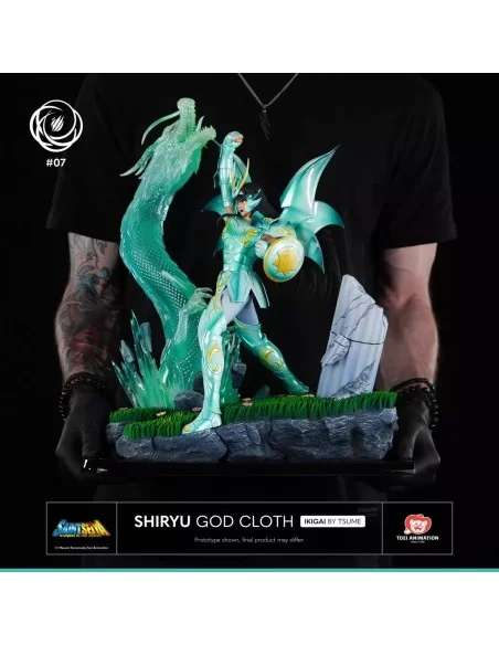 Myth Cloth Saint Seiya Hades Chapter: Shiryu God Cloth 1/6 Ikigai Statue