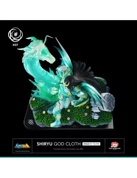 Myth Cloth Saint Seiya Hades Chapter: Shiryu God Cloth 1/6 Ikigai Statue
