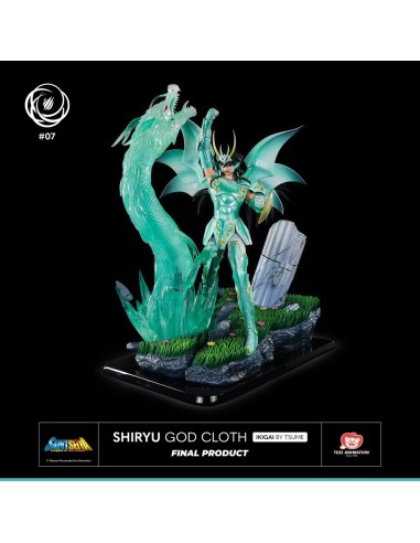 Myth Cloth Saint Seiya Hades Chapter: Shiryu God Cloth 1/6 Ikigai Statue