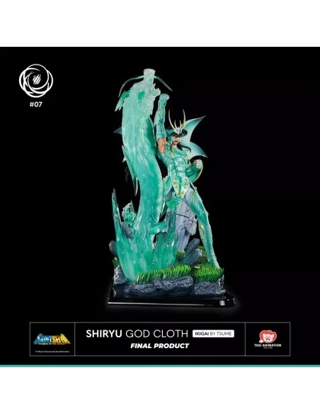 Myth Cloth Saint Seiya Hades Chapter: Shiryu God Cloth 1/6 Ikigai Statue