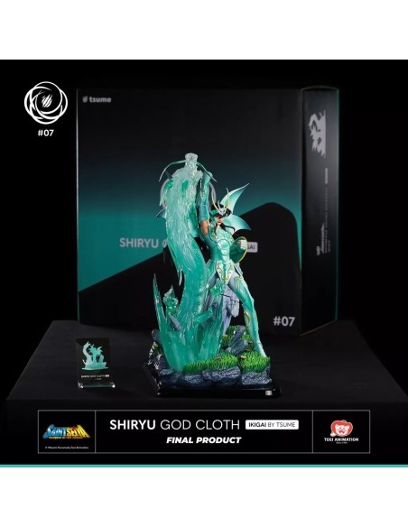 Myth Cloth Saint Seiya Hades Chapter: Shiryu God Cloth 1/6 Ikigai Statue