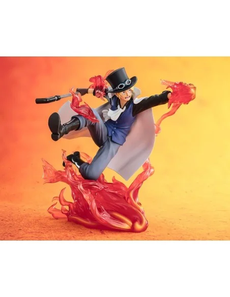 One Piece Figuarts ZERO Extra Battle PVC Statue Sabo Fire Fist Rook Check 19 cm