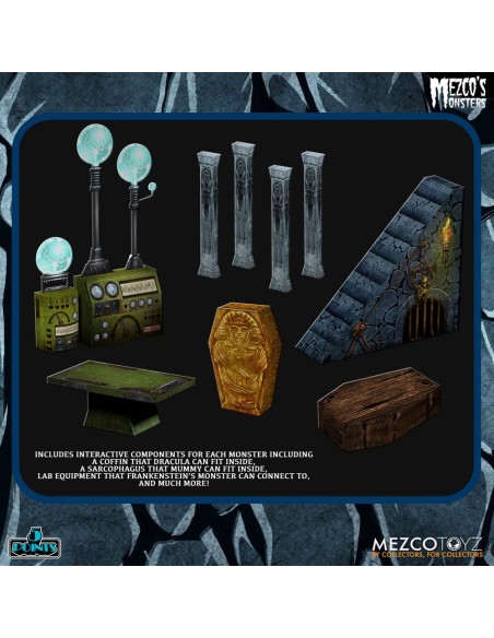 Horror Tower of Fear Deluxe Set 9cm 5 Points Action Figures