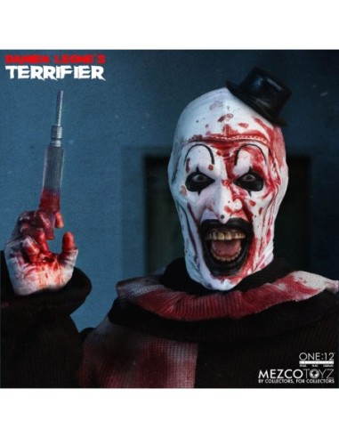 Terrifier Action Figure 1/12 Art the Clown Deluxe Edition 17 cm