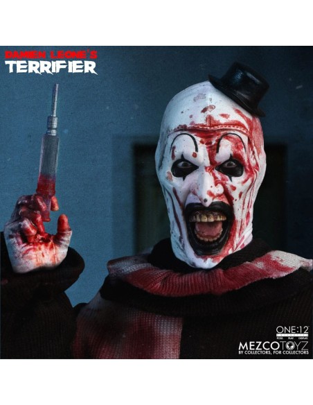 Terrifier Action Figure 1/12 Art the Clown Deluxe Edition 17 cm