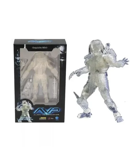 Invisible Scar Predator Figura 10 Cm 1/18 Scale Previews Exclusive Alien Vs. Predator