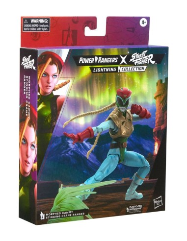 Morphed Cammy Power Rangers x Street Fighter Lightning Collection Action Figure Stinging Crane Ranger 15 cm