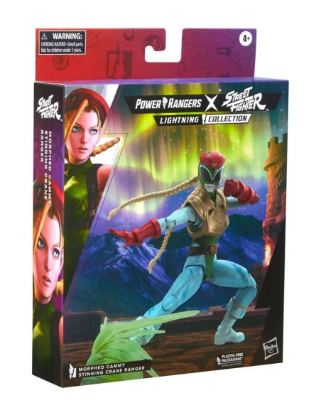 Morphed Cammy Power Rangers x Street Fighter Lightning Collection Action Figure Stinging Crane Ranger 15 cm