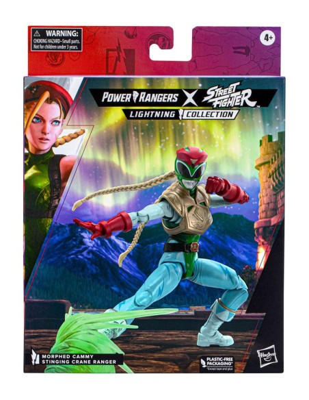 Morphed Cammy Power Rangers x Street Fighter Lightning Collection Action Figure Stinging Crane Ranger 15 cm