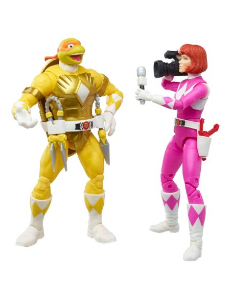 Power Rangers x Ninja Turtles Morphed April O´Neil & Michelangelo