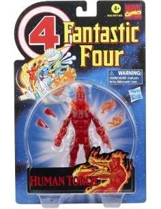 Flame-On Human Torch 15 Cm Fantastic Four Marvel Legends F03515l0