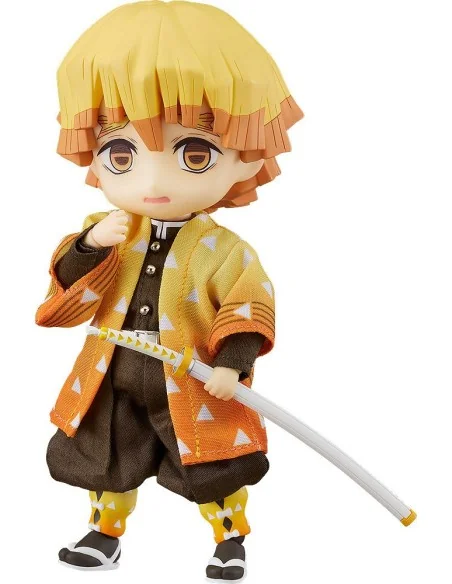 Zenitsu Agatsuma 14 Cm Demon Slayer Nendoroid Doll Kimetsu No Yaiba