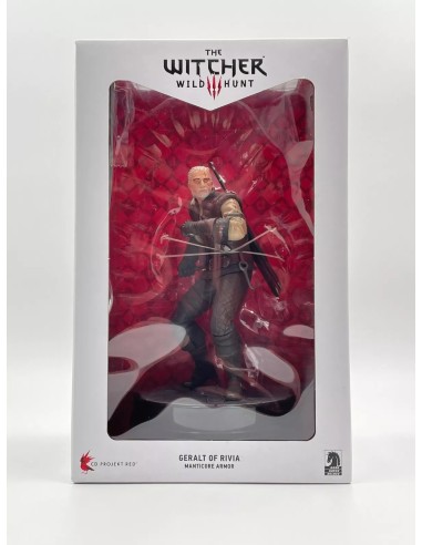 Witcher 3 Wild Hunt Statue Geralt Manticore 20 cm