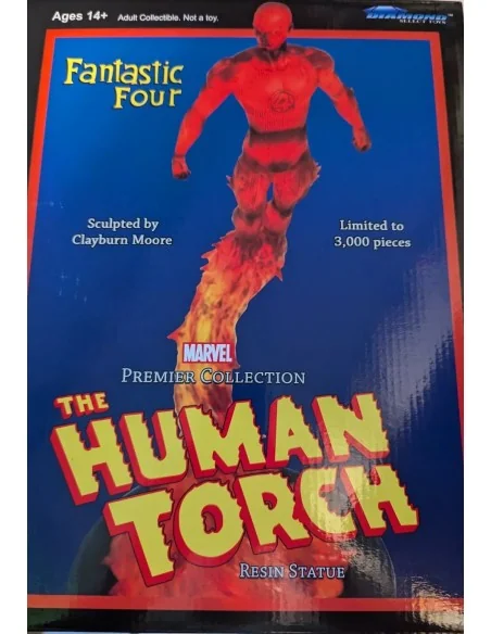 Human Torch Fantastic Four Statue 36 cm Marvel Comic Premier Coll