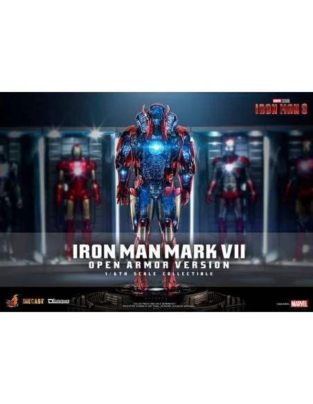 Iron Man Mark VII Diorama Die Cast DS004 D511/6 Open Armor Version 32 cm