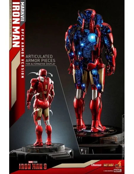 Iron Man Mark VII Diorama Die Cast DS004 D511/6 Open Armor Version 32 cm