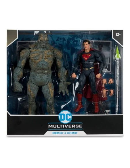 Batman v Superman: Dawn of Justice DC Multiverse Mega Action Figure 2-Pack Doomsday & Superman