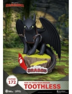 How To Train Your Dragon D-Stage PVC Diorama toothless Statue 14 cm