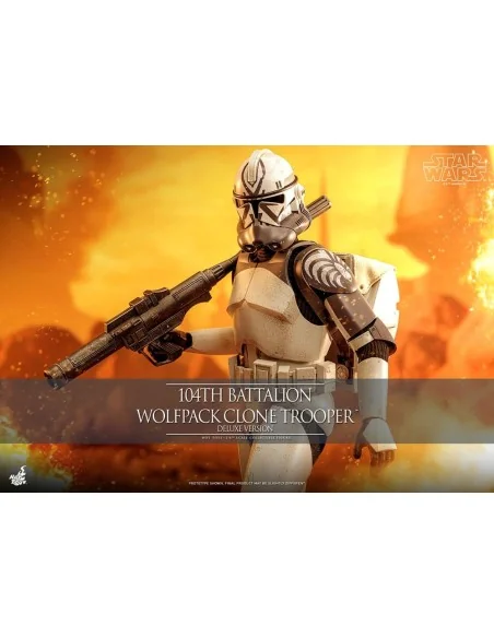 Star Wars The Clone Wars Af. 1/6 104th Battalion Wolfpack Clone Trooper Deluxe Version 30 cm