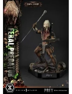 Prey (Movie) Museum Masterline Series Statue 1/3 Feral Predator Deluxe Bonus Version 89 cm