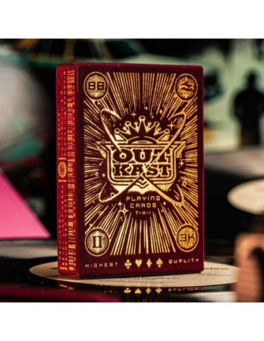 Outcast Playing Cards Red Velvet