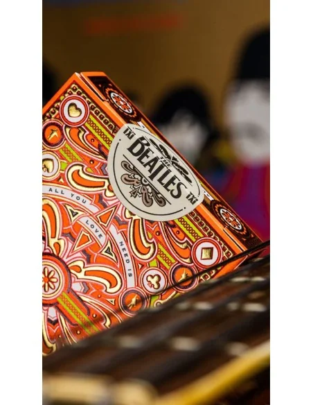 The Beatles Playing Cards Orange Version