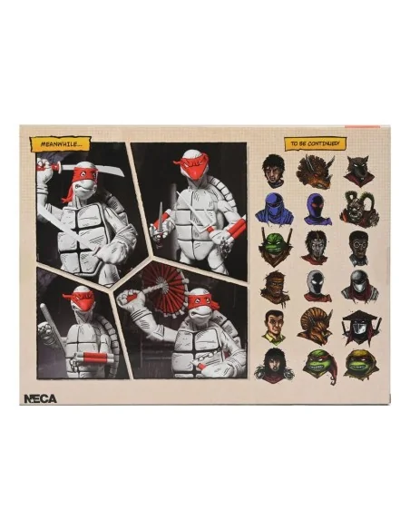 Teenage Mutant Ninja Turtles (Mirage Comics) afs 2-Pack Black and White First Turtles 18 cm