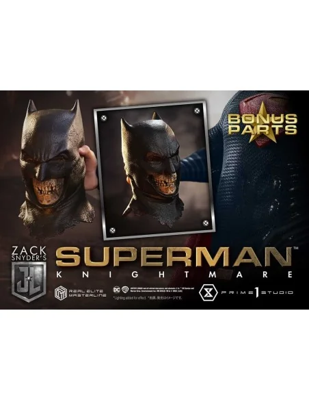 Zack Snyder's Justice League Real Elite Masterline Series Statue 1/3 Superman Knightmare Color Edition Deluxe Bonus Ver. 95 cm