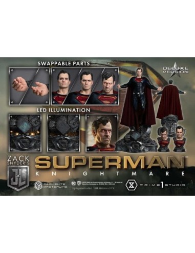 Zack Snyder's Justice League Real Elite Masterline Series Statue 1/3 Superman Knightmare Color Edition Deluxe Ver. 95 cm
