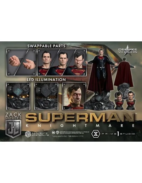 Zack Snyder's Justice League Real Elite Masterline Series Statue 1/3 Superman Knightmare Color Edition Deluxe Ver. 95 cm