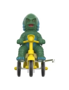Universal Monsters Super Cycles af Creature from the Black Lagoon (Dark Green with Yellow Trike) 13 cm
