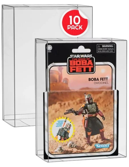 10 X Protector Pet 0.40 Mm action figure En Blister 44 Mm Fondo Hasbro