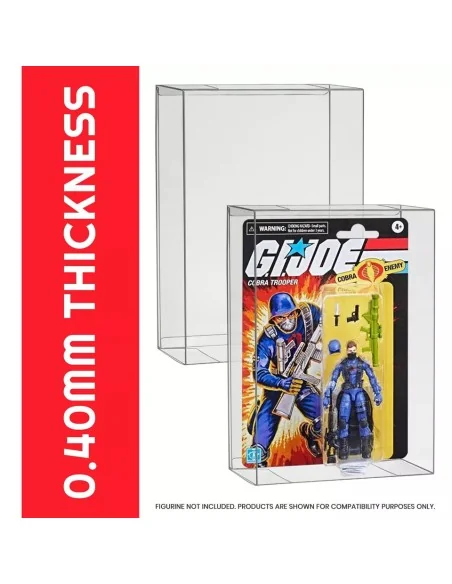10 X Protector Pet 0.40 Mm action figure En Blister 44 Mm Fondo Hasbro