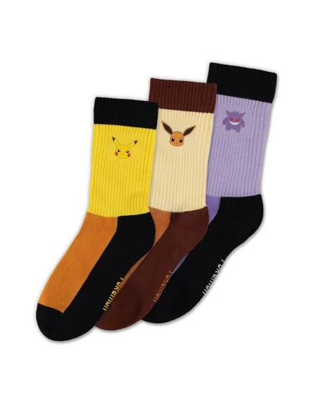 Pokémon Socks 3-Pack Starter Pokémon 35-38