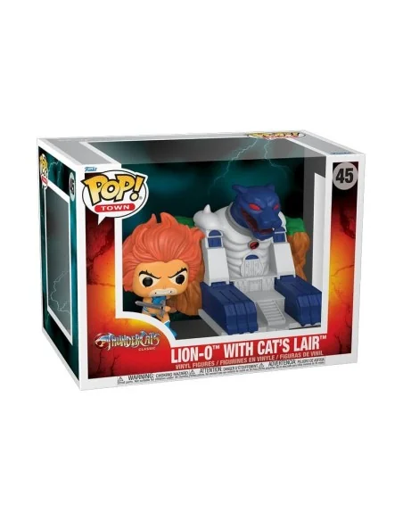 Thundercats POP! Town Vinyl Figure Lion-O with Cat's Lair 9 cm