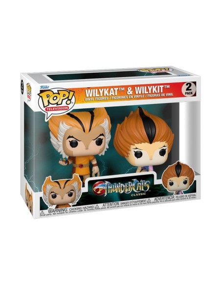 Thundercats POP! Vinyl Figures 2-Pack Wilykat & Wilykit 9 cm