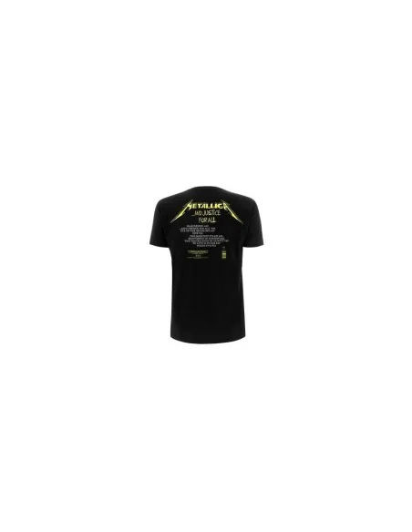 Metallica T-Shirt And Justice For All Tracks Black