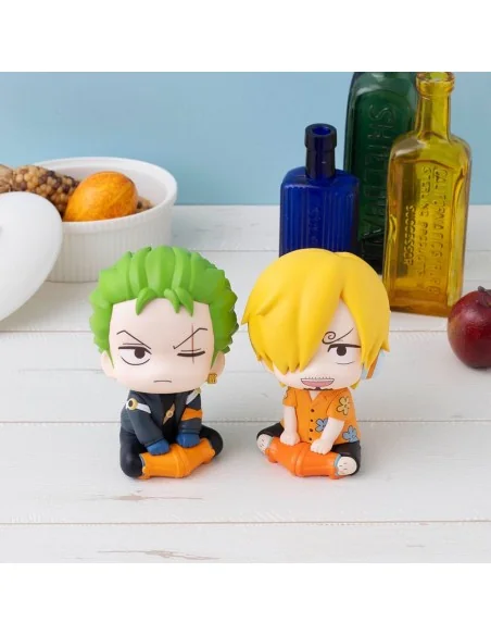 One Piece Look Up PVC Statues Roronoa Zoro & Sanji Future Island Egghead Ver. 11 cm (with gift)