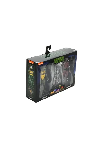 Teenage Mutant Ninja Turtles (1990 Movie) Action Figure Roof Top Battle Shredder vs Leo 18 cm