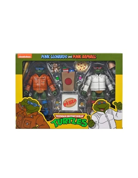 Teenage Mutant Ninja Turtles (Cartoon) Action Figure Punk Leo and Punk Raph 2 Pack 18 cm