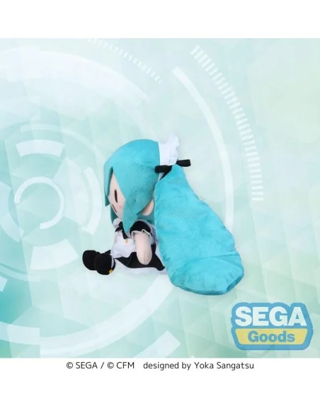 Hatsune Miku Project Diva Arcade Fuwa Petit Mini Plush fig Miku Maid Ver. (EX) 16 cm
