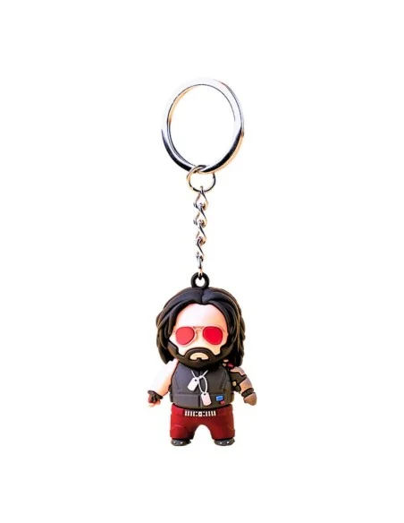 Cyberpunk 2077 Vinyl Keychain Johnny Silverhand