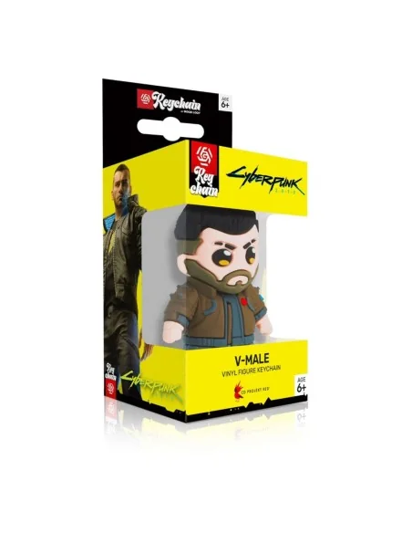 Cyberpunk 2077 Vinyl Keychain V-Male