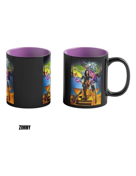 The Witcher III: Wild Hunt Game Art Chronicles Heat Change Mug Yennefer inspired by Salvador Dali 450 ml