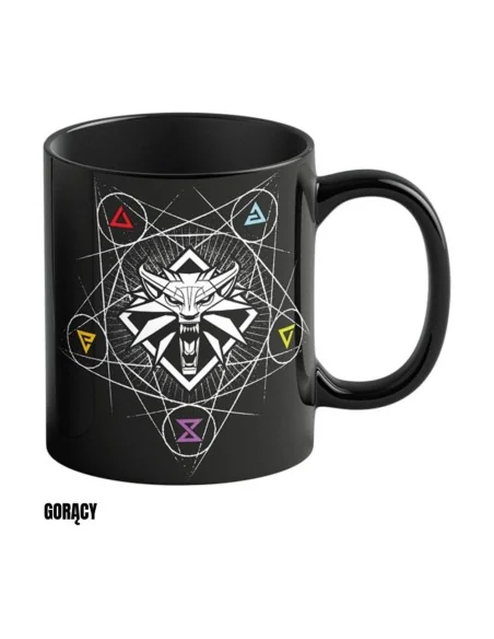The Witcher III: Wild Hunt Heat Change Mug Witcher Signs 480 ml